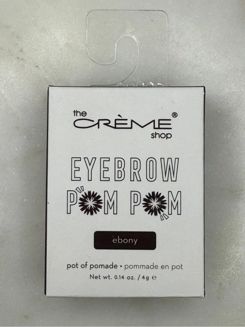 The Crème Shop Eyebrow Pom Pom Pomade - Ebony